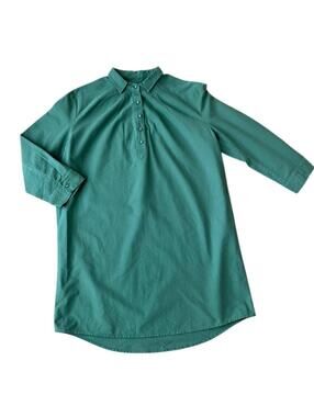 Tuckernuck Pomander Place Green Polly Shirt Dress